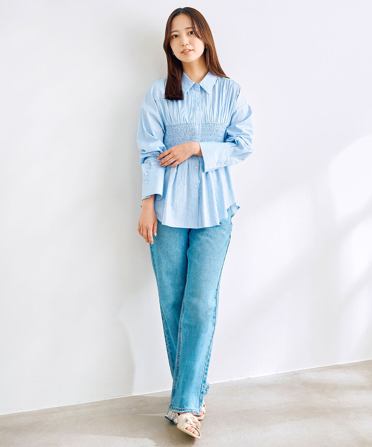 COCO DEAL「スリムストレートデニムパンツ」|デニム|