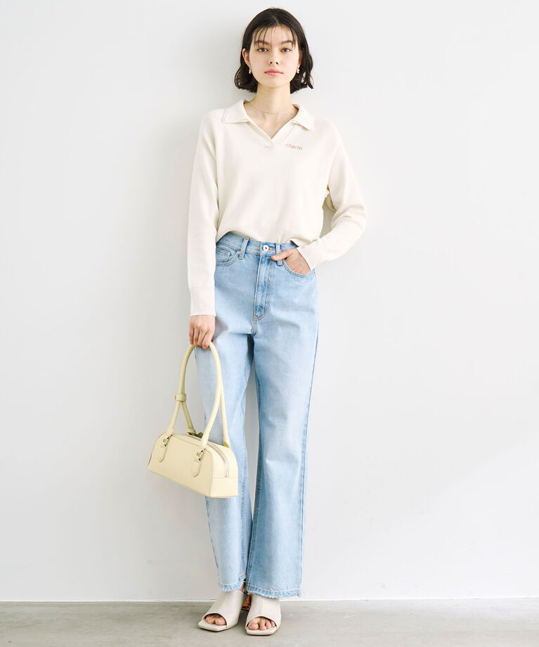 COCO DEAL「スリムストレートデニムパンツ」|デニム|