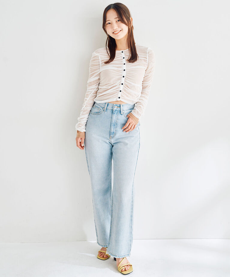 COCO DEAL「スリムストレートデニムパンツ」|デニム|