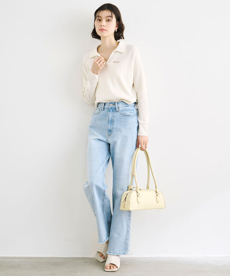 COCO DEAL「スリムストレートデニムパンツ」|デニム|