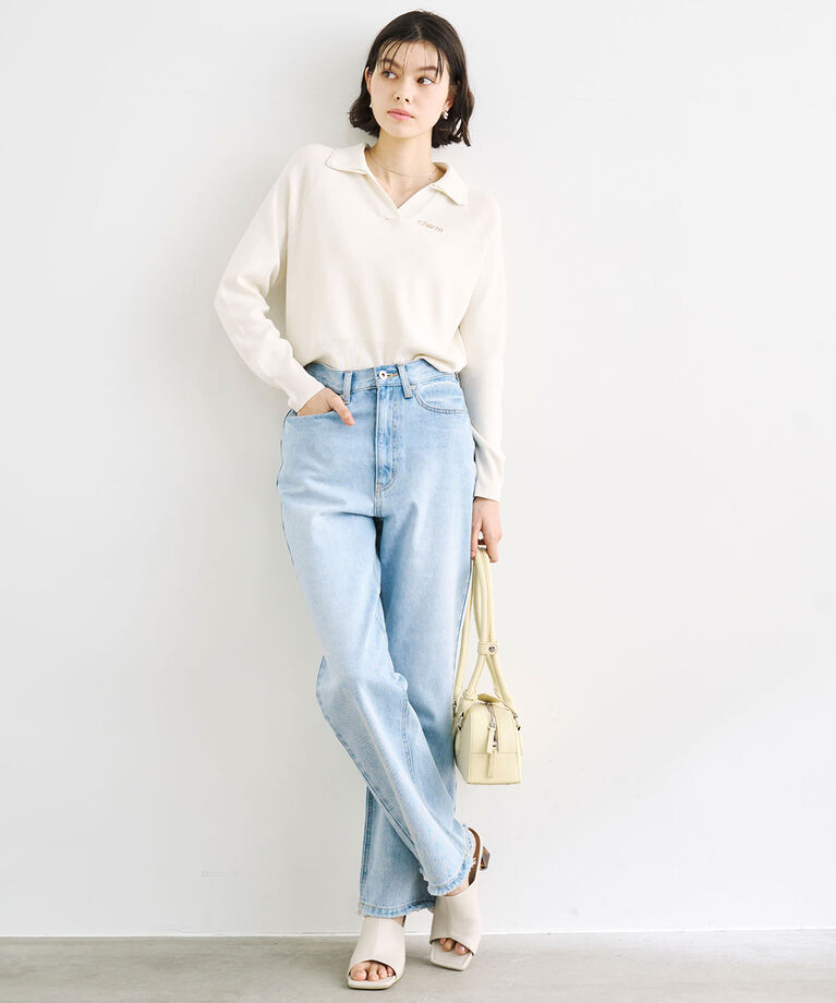 COCO DEAL「スリムストレートデニムパンツ」|デニム|