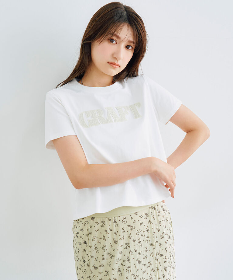 COCO DEAL「ワッペンロゴTシャツ」|Tシャツ・カットソー|オフ