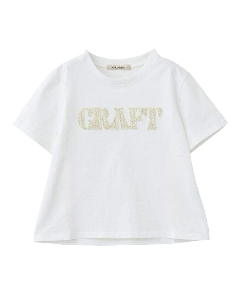 COCO DEAL「ワッペンロゴTシャツ」|Tシャツ・カットソー|