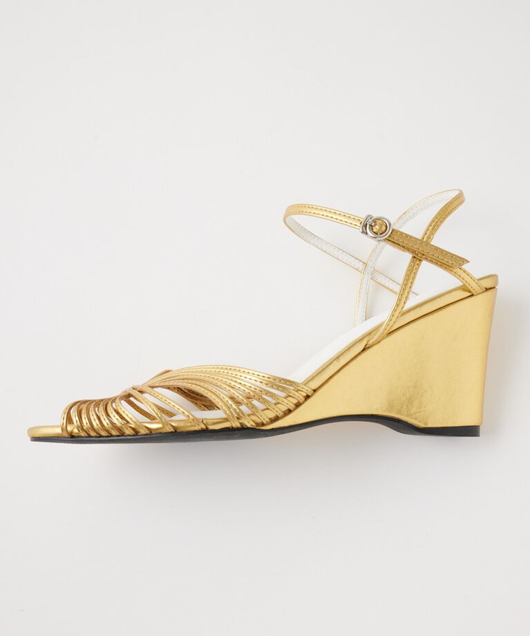 MOUSSY「NARROW STRAP WEDGE サンダル」|サンダル|