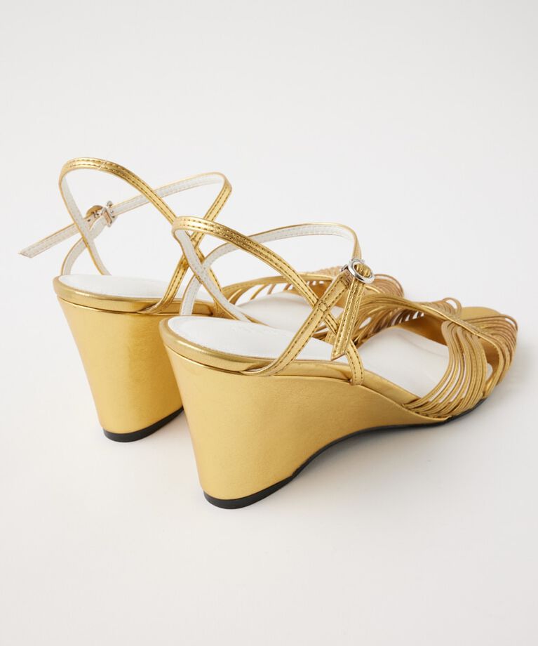 MOUSSY「NARROW STRAP WEDGE サンダル」|サンダル|