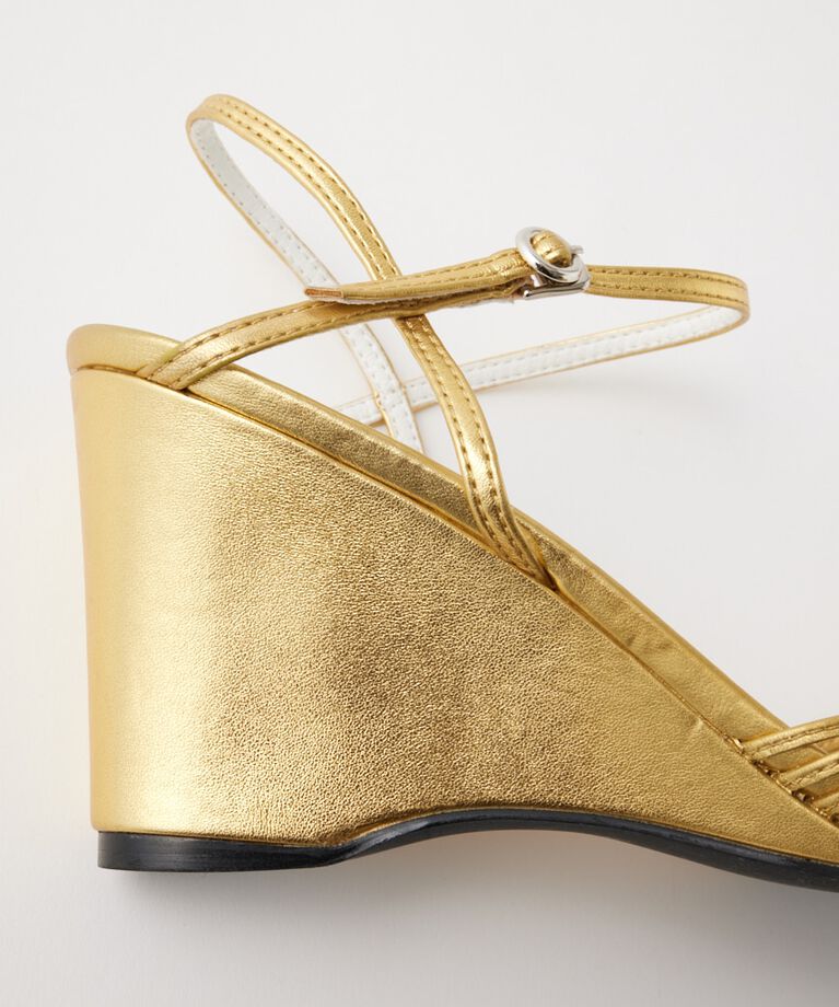 MOUSSY「NARROW STRAP WEDGE サンダル」|サンダル|