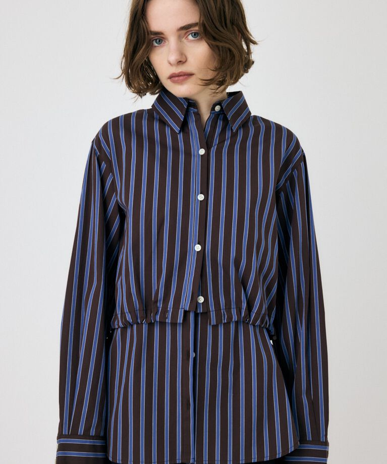 MOUSSY「LAYERED シャツ」|シャツ・ブラウス|BRN