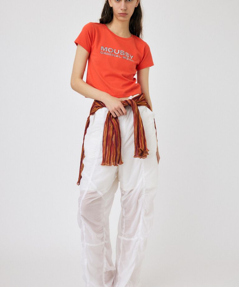 MOUSSY「SHEER PLEATS シャツ」|シャツ・ブラウス|
