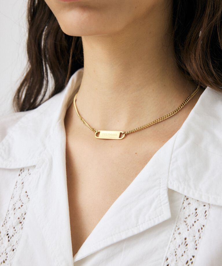 MOUSSY「PLATE CHAIN チョーカー」|ネックレス|