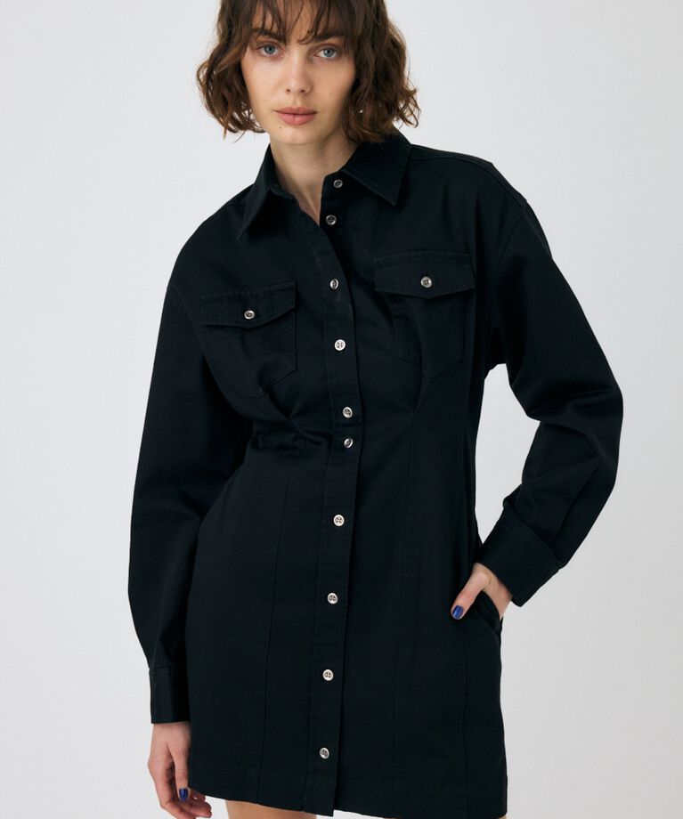 MOUSSY「WAIST TUCK ミニドレス」|ワンピース|