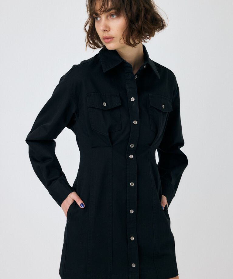 MOUSSY「WAIST TUCK ミニドレス」|ワンピース|