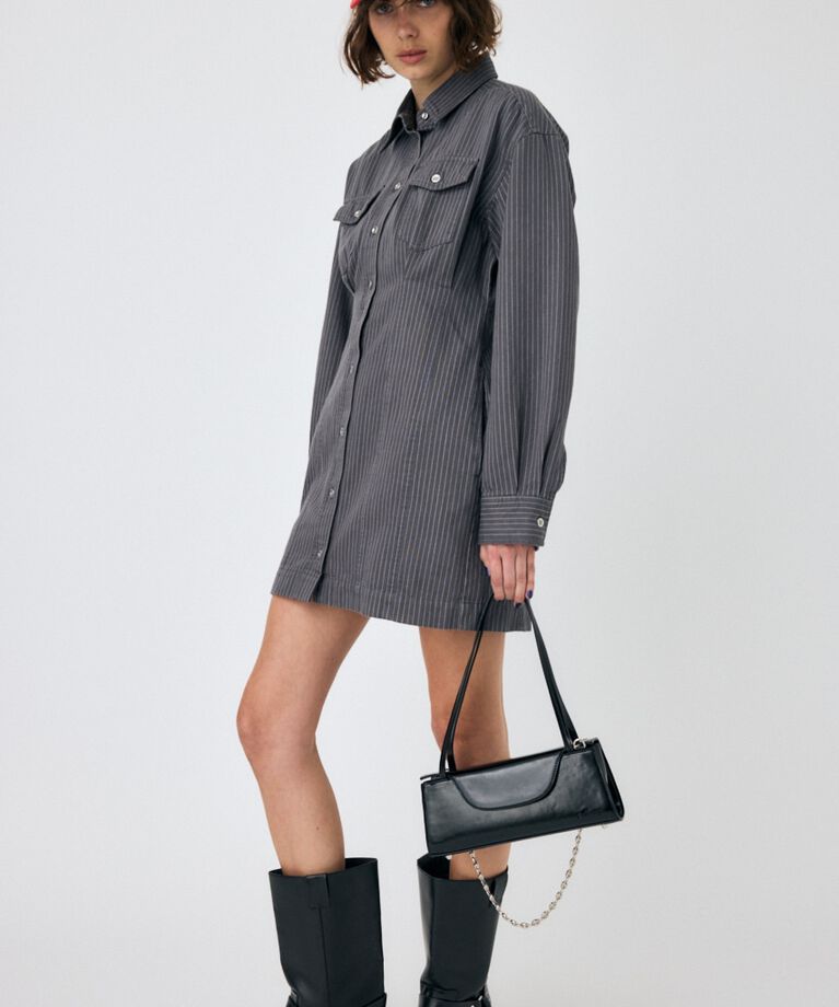 MOUSSY「WAIST TUCK ミニドレス」|ワンピース|