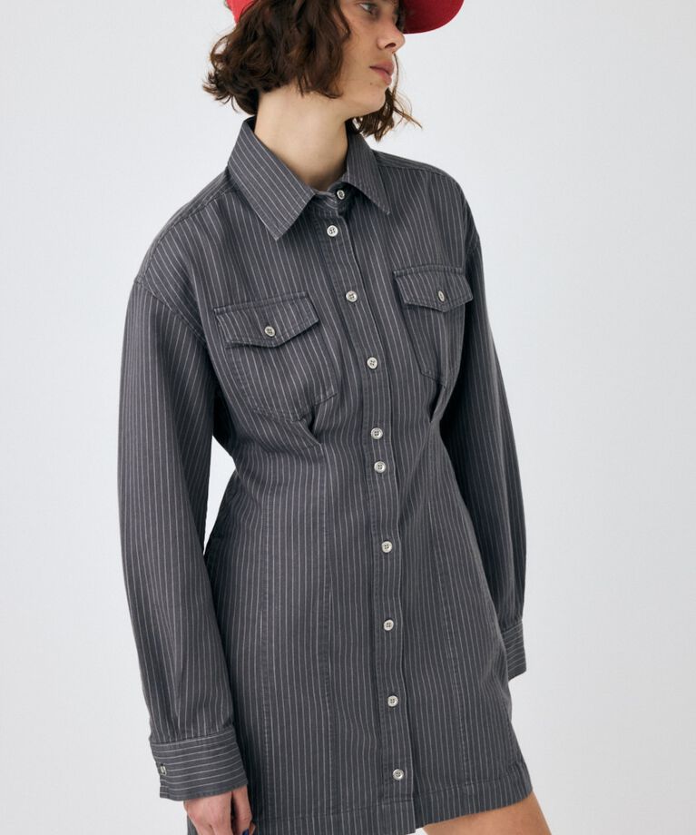 MOUSSY「WAIST TUCK ミニドレス」|ワンピース|