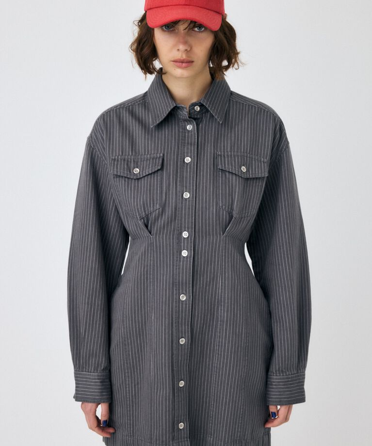 MOUSSY「WAIST TUCK ミニドレス」|ワンピース|