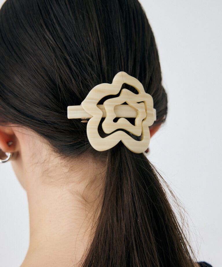 MOUSSY「MARBLE FLOWER バレッタ」|その他|