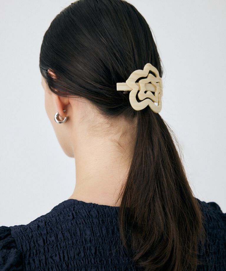 MOUSSY「MARBLE FLOWER バレッタ」|その他|