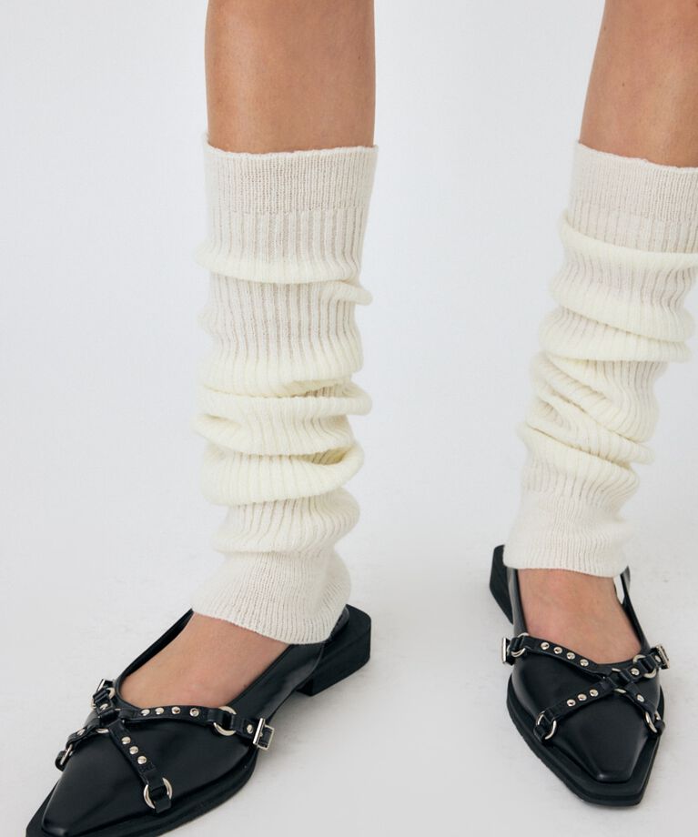 MOUSSY「RIB LOOSE レッグウォーマー」|その他|O/WHT1