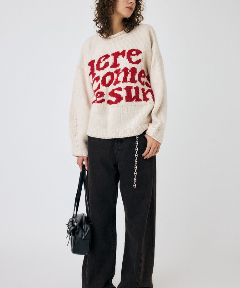 MOUSSY「LETTERED セーター」|ニット・セーター|