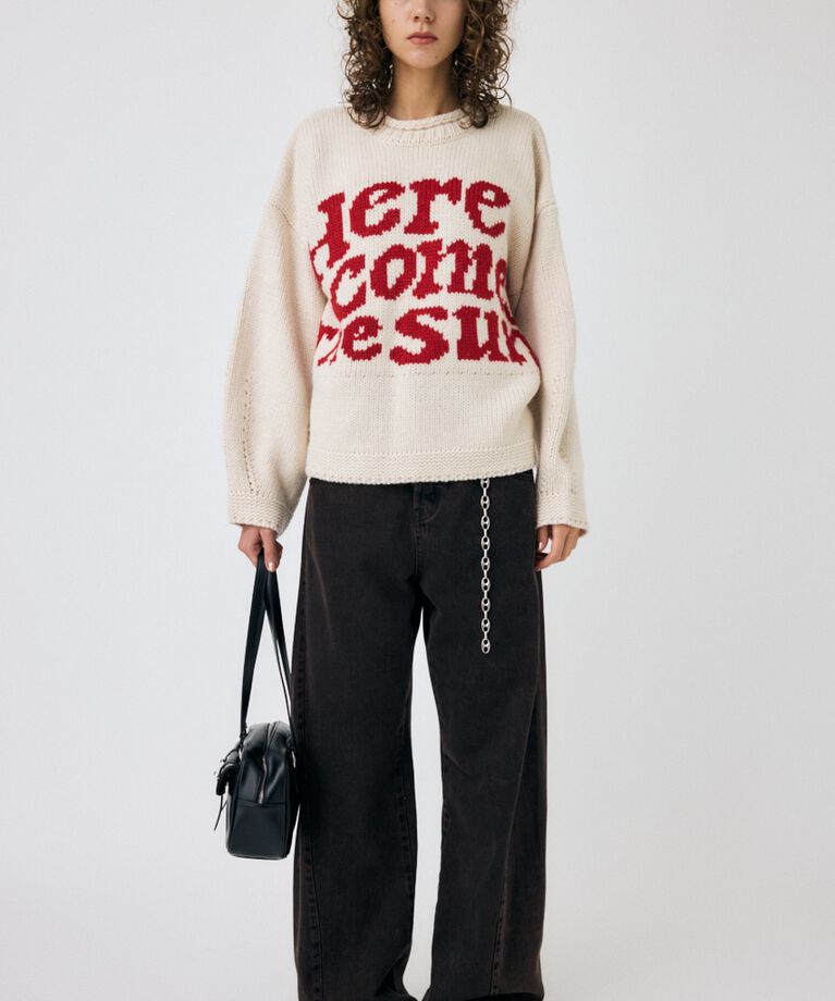MOUSSY「LETTERED セーター」|ニット・セーター|