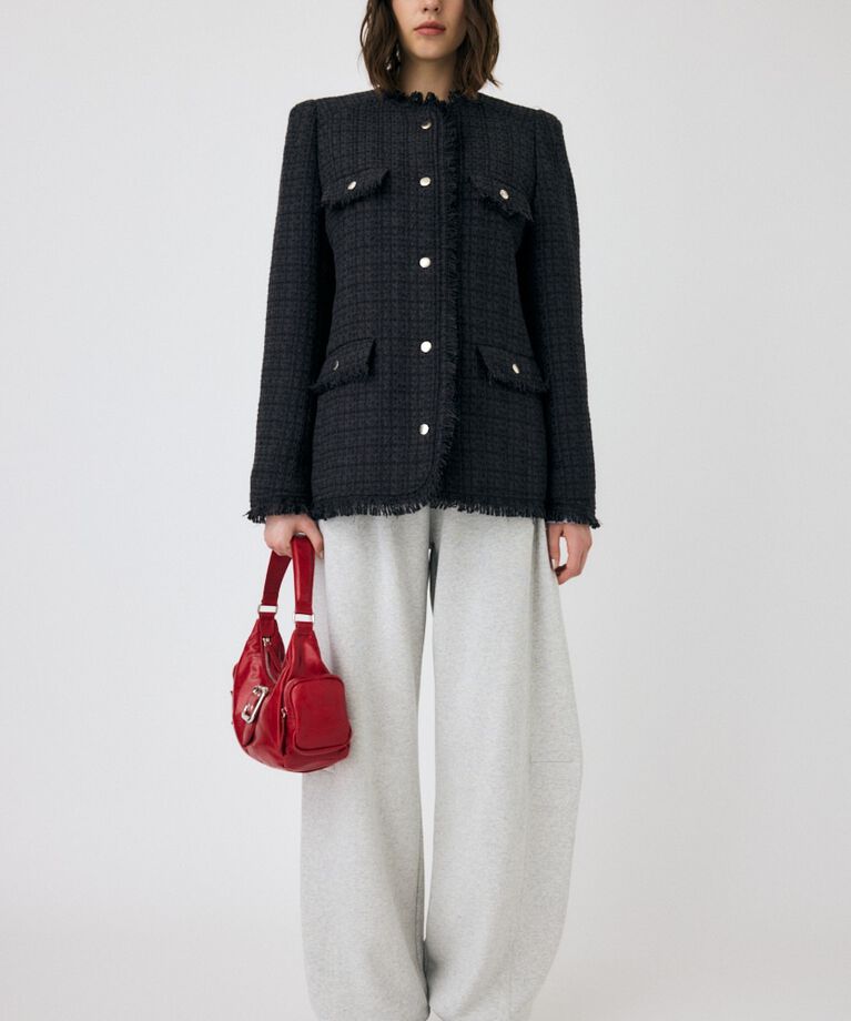 MOUSSY「VELOUR ツイード ジャケット」|その他|