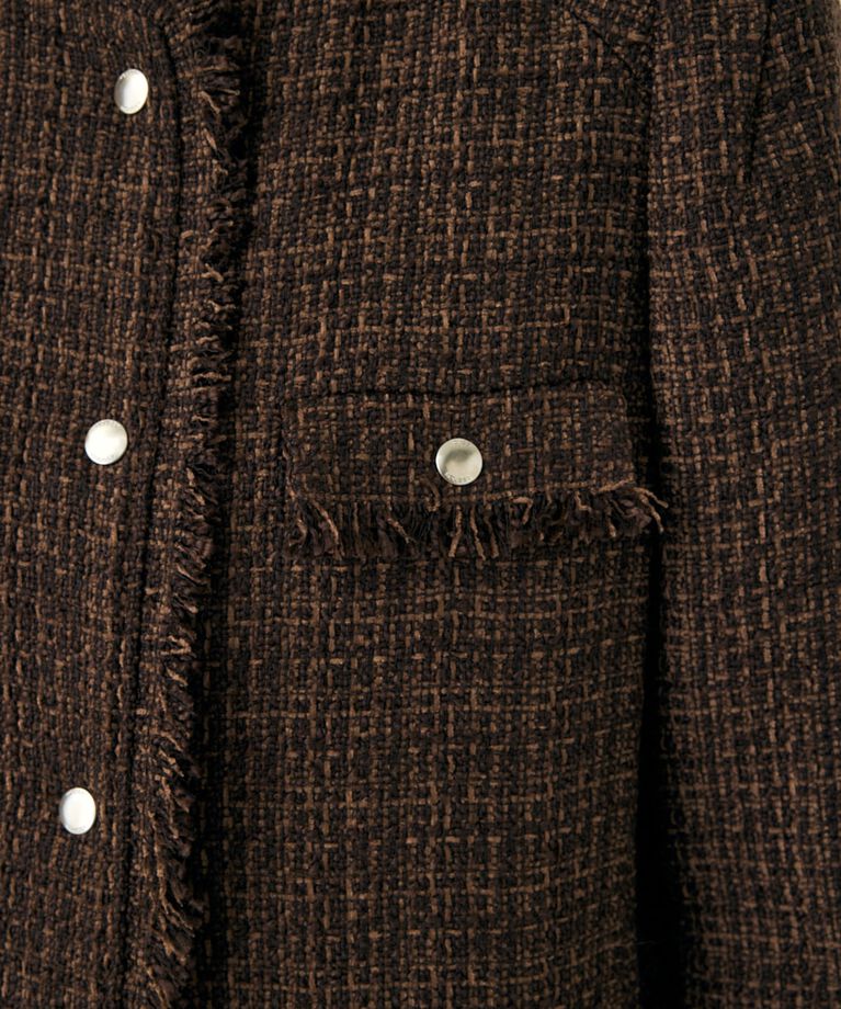 MOUSSY「VELOUR ツイード ジャケット」|その他|