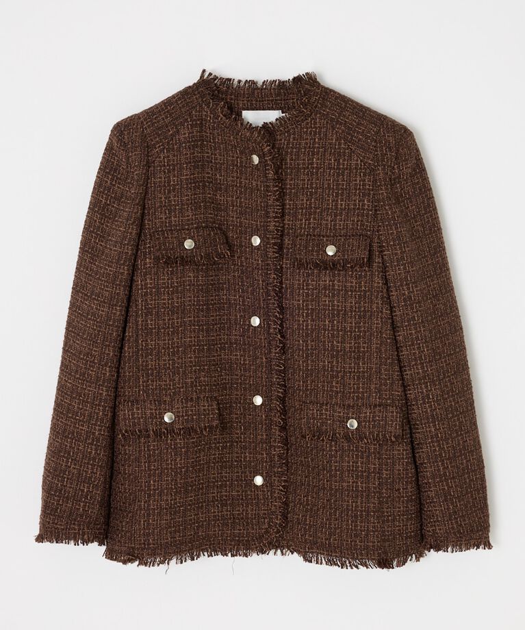 MOUSSY「VELOUR ツイード ジャケット」|その他|