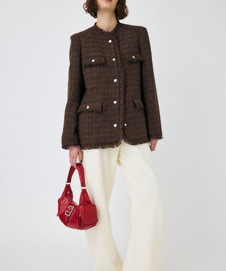 MOUSSY「VELOUR ツイード ジャケット」|その他|