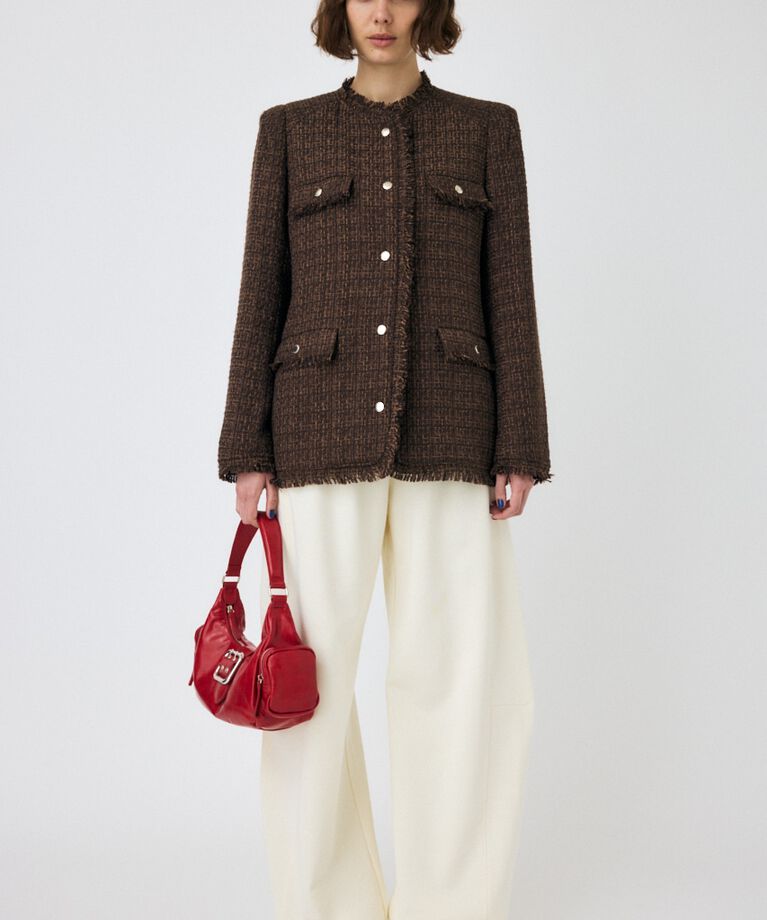 MOUSSY「VELOUR ツイード ジャケット」|その他|