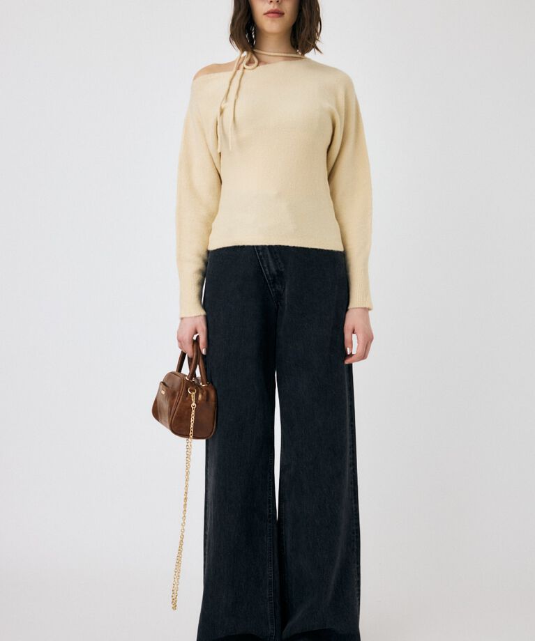 MOUSSY「ONE SHOULDER セーター」|ニット・セーター|