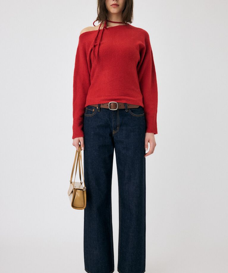 MOUSSY「ONE SHOULDER セーター」|ニット・セーター|
