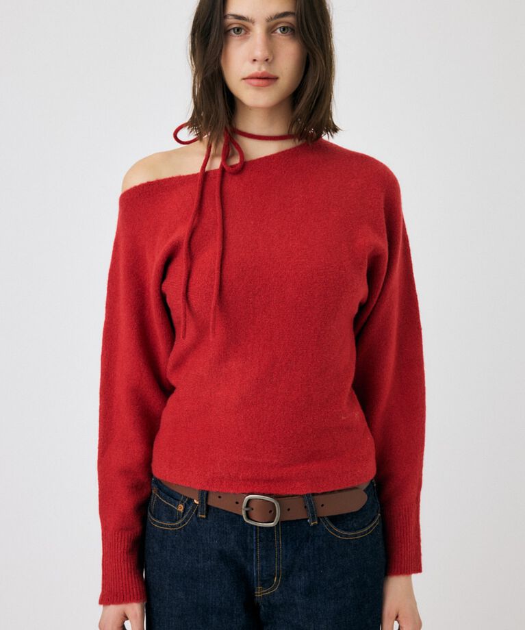 MOUSSY「ONE SHOULDER セーター」|ニット・セーター|