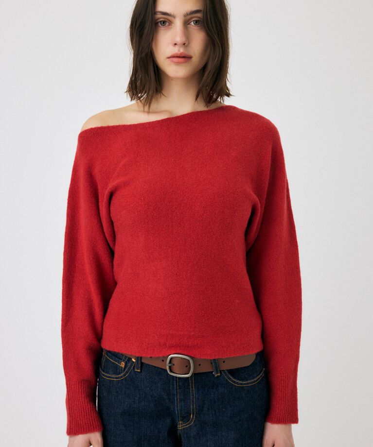 MOUSSY「ONE SHOULDER セーター」|ニット・セーター|