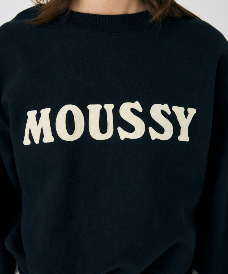 MOUSSY「PATCH VELOUR MOUSSY プルオーバー」|パーカー|