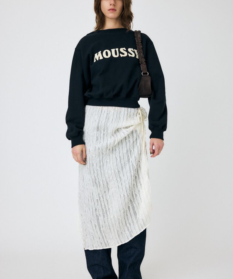MOUSSY「PATCH VELOUR MOUSSY プルオーバー」|パーカー|