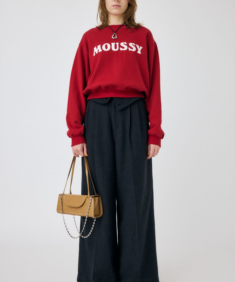 MOUSSY「PATCH VELOUR MOUSSY プルオーバー」|パーカー|