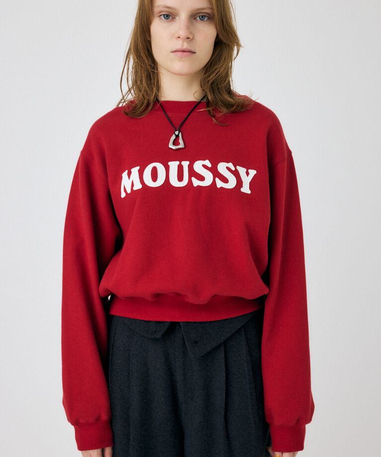 MOUSSY「PATCH VELOUR MOUSSY プルオーバー」|パーカー|