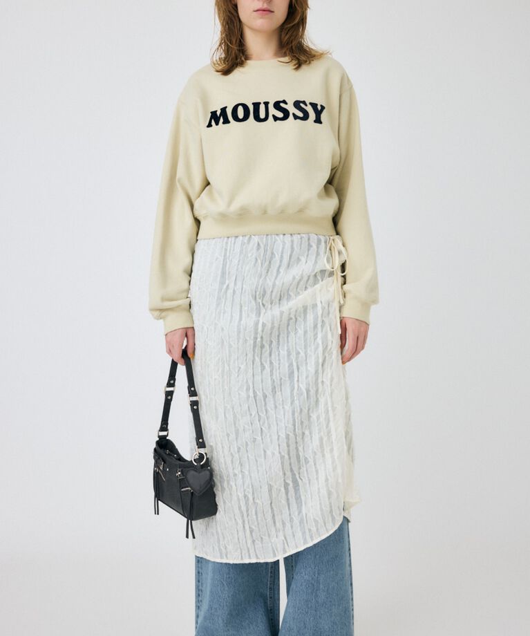 MOUSSY「PATCH VELOUR MOUSSY プルオーバー」|パーカー|