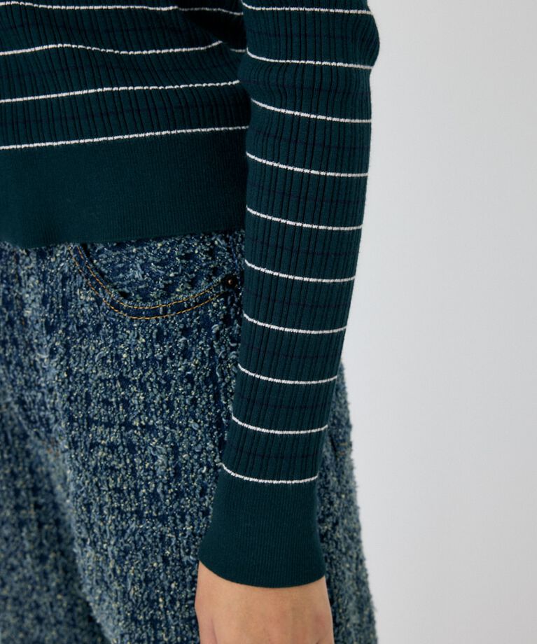 MOUSSY「SAILOR COLLAR ニット カーディガン」|ニット・セーター|