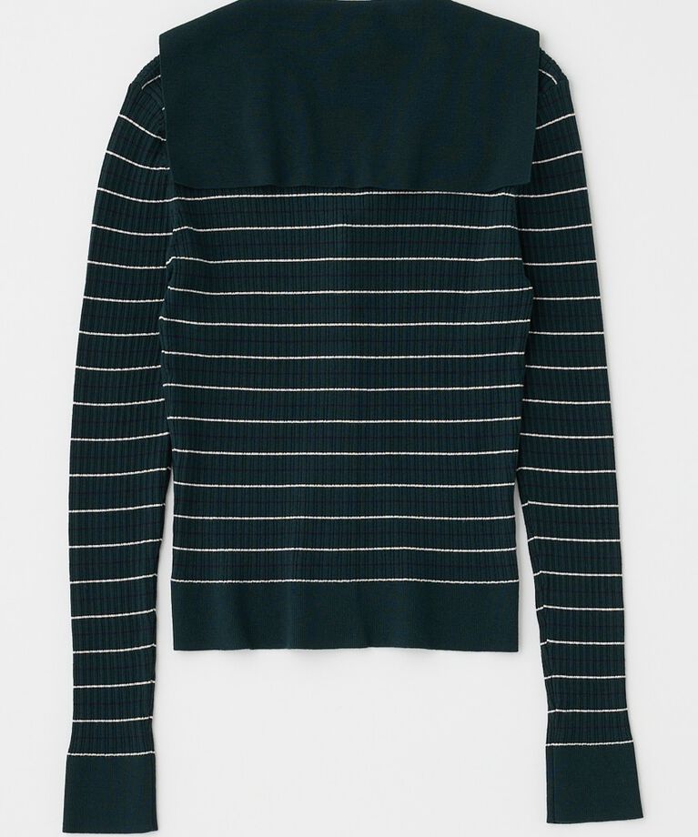 MOUSSY「SAILOR COLLAR ニット カーディガン」|ニット・セーター|