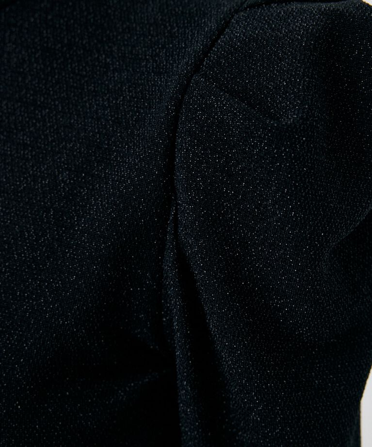 MOUSSY「POINT SHOULDER グリッタートップス」|Tシャツ・カットソー|