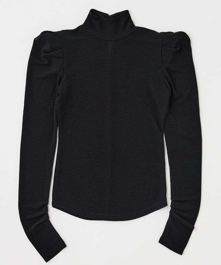 MOUSSY「POINT SHOULDER グリッタートップス」|Tシャツ・カットソー|