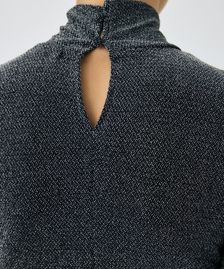 MOUSSY「POINT SHOULDER グリッタートップス」|Tシャツ・カットソー|