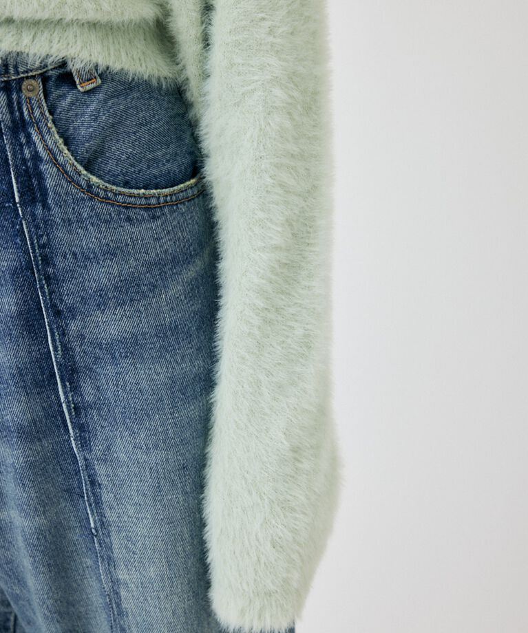 MOUSSY「SHAGGY KNIT ボレロ & タンク」|ニット・セーター|