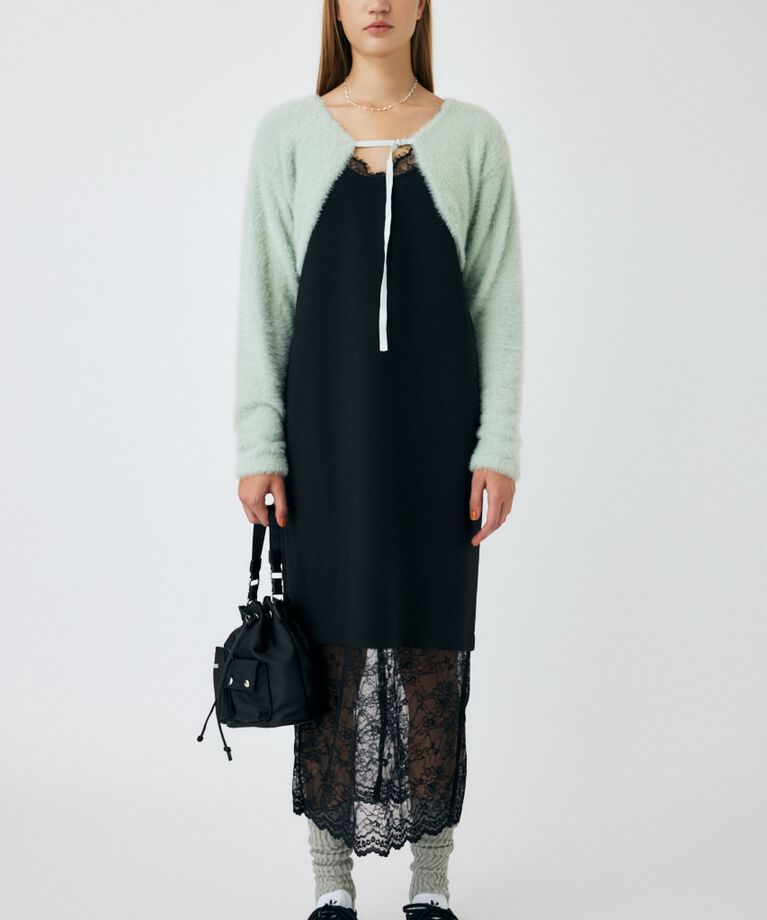 MOUSSY「SHAGGY KNIT ボレロ & タンク」|ニット・セーター|