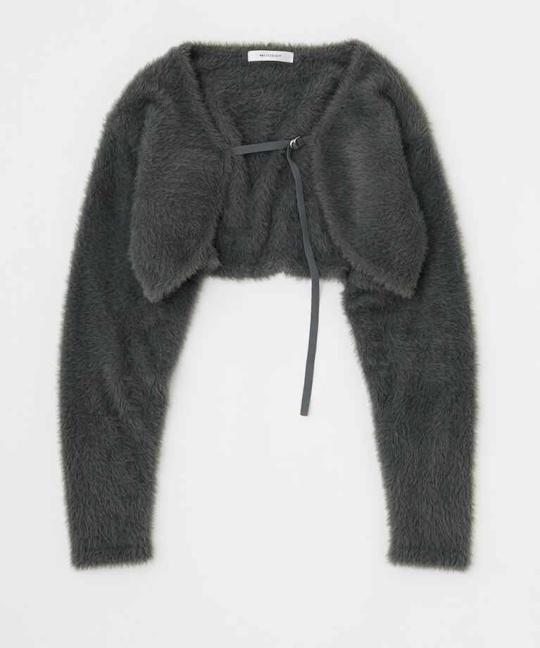 MOUSSY「SHAGGY KNIT ボレロ & タンク」|ニット・セーター|