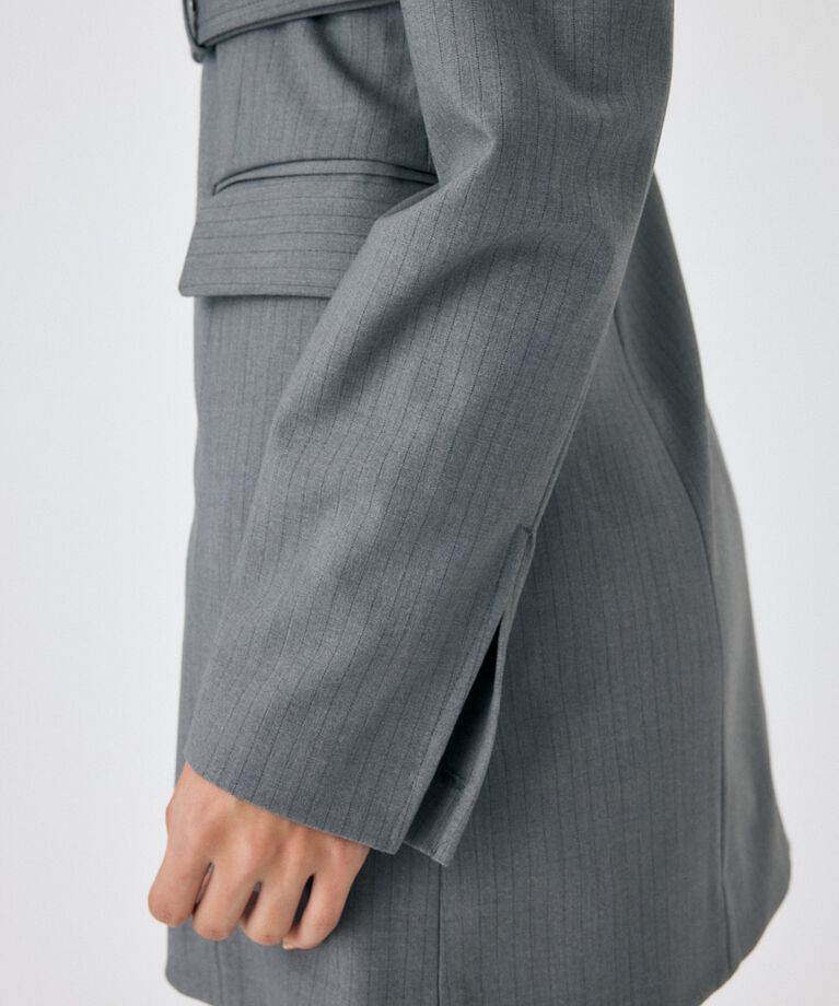 MOUSSY「LONG SLEEVE BLAZER ミニドレス」|ワンピース|