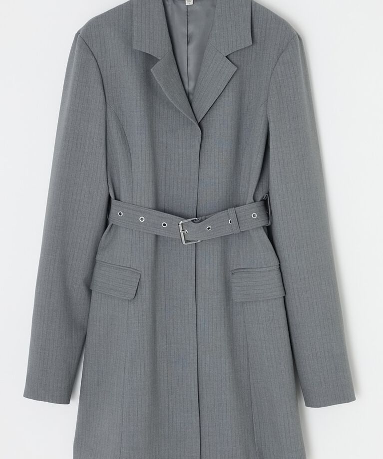 MOUSSY「LONG SLEEVE BLAZER ミニドレス」|ワンピース|