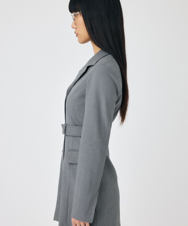 MOUSSY「LONG SLEEVE BLAZER ミニドレス」|ワンピース|