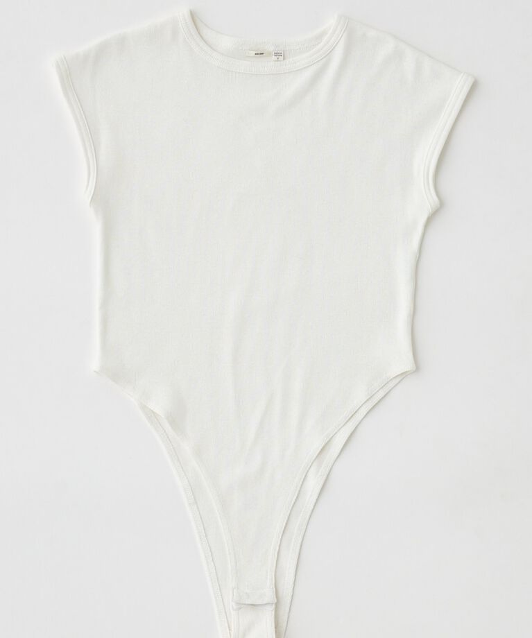 MOUSSY「BASIC RIB ボディスーツ」|Tシャツ・カットソー|