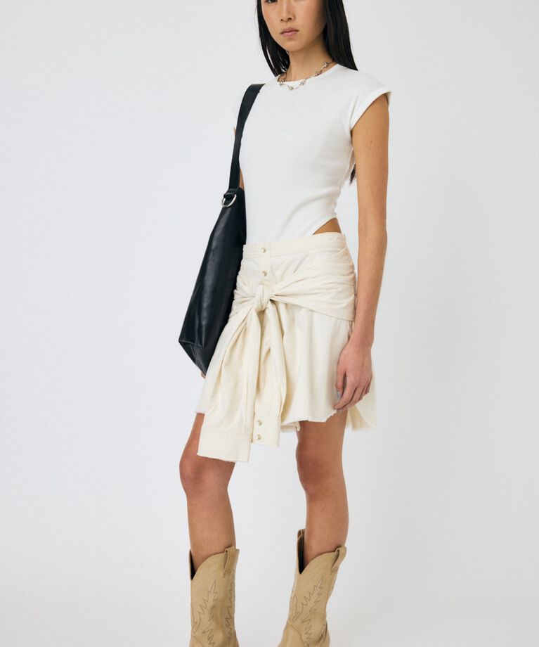 MOUSSY「BASIC RIB ボディスーツ」|Tシャツ・カットソー|